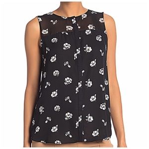 Tahari Blouse versatile sleeveless blouse Size S